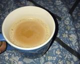 A picture of step 1 of Doodh pati (chai).
