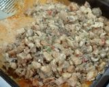Foto del paso 4 de la receta: Fideos en salsa de pollo y champiñón