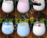 A picture of step 2 of Colourful Thandai Lassi.