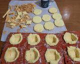 A picture of step 12 of Mini Zuccotto with Coffee Frosting and Meringue.