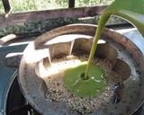 Gambar langkah 4 resipi Kuih bakar bijan.