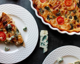 Foto del paso 3 de la receta: Quiche de bacon, manzana, espinacas y queso azul