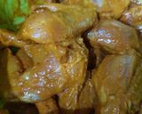 A picture of step 1 of Chicken Tikka.