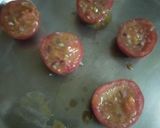 A picture of step 4 of Cheese stuffed tomatoes#cookingwithtomatoes#4weekschallenge.
