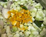 A picture of step 4 of Ridge gourd fry/Tori ki sabzi.