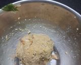A picture of step 5 of Upma tikki healthy chaat.