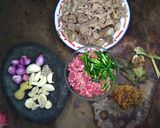 Foto langkah ke 2 dari resep Jerohan Ayam Bumbu Kecombrang.