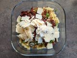 Mediterraner Nudelsalat