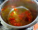 A picture of step 2 of Potato-Brinjal Curry.