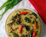 A picture of step 11 of Spinach millet dhokla.