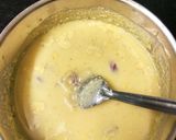A picture of step 2 of Punjabi kadhi pakodi.