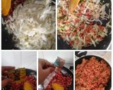 A picture of step 3 of Red Maggi noodles Momos.