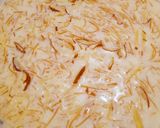A picture of step 7 of Zafrani Sheer khurma.
