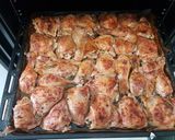 Sült csirkecomb, zöldséges lecsóval recept fázis 5 fotója