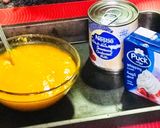 A picture of step 1 of #GA4 #week22 : Mango Ice cream.