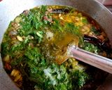 A picture of step 4 of Sarson ka Saag.