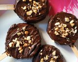 A picture of step 7 of Choco turtle apples #team contest#supersnackers#snacks.