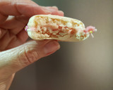 Foto del paso 25 de la receta: Macarons diablillos con relleno de crema de frambuesa!!!