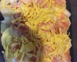 Foto del paso 4 de la receta: Pastel de patatas con jamón y queso