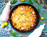 عکس مرحله 3 از دستور پیتزا ماکارونی 🍕🍝🌿🍋
