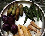 A picture of step 3 of Tawa veg fry.