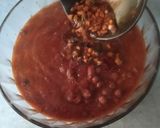 A picture of step 7 of Chana Masala.