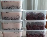 Foto langkah ke 3 dari resep Puding Tape Ketan Hitam.