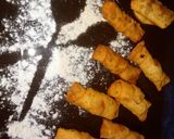 A picture of step 5 of Crispy rectangular samosas.