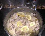 A picture of step 5 of Easy Lemon Pork Strips.