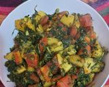 सोया मेथी आलू गाजर की सब्जी (soya methi aloo gajar ki sabzi recipe in Hindi) रेसिपी चरण 3 फोटो