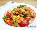 滑蛋蕃茄牛肉飯（簡單）的食譜步驟3照片