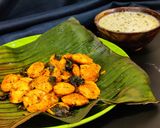 A picture of step 7 of Spicy masala button idlis with chutney.