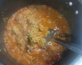 A picture of step 1 of Mutton mince with spinach.