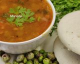 A picture of step 14 of Winter Special Turicha Sambar with Idli (Fresh pigeon peas).