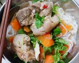 Hình bước làm 5 của món Hủ tiếu giò heo