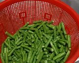 Foto langkah ke 1 dari resep Tumis kacang panjang dan tempe.