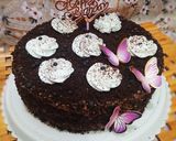 عکس مرحله 8 از دستور کیک دبل چاکلت خوشمزه🥧🥰