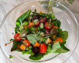 Une image de l'étape 8 de 🐞Salade 🥗 🫜le printemps🫛🥬🫒 dans 🍋l’assiette 🧺.