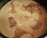 Foto del paso 5 de la receta Solomillo de cerdo en salsa de mostaza con patatas al vino