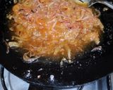 A picture of step 3 of Tawa chicken kaleji.