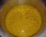A picture of step 1 of Aamti (Maharashtrian Lentil Curry).