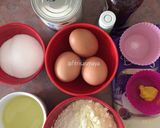Foto langkah ke 1 dari resep Brownies Kukus Pandan Coklat Keju.