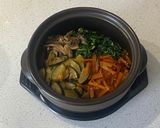 A picture of step 7 of Korean Bibimbap (Vegetarian).