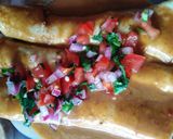 Foto del paso 3 de la receta: Enfrijoladas (sin aceite) con pico de gallo
