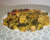 Foto del paso 13 de la receta: Arroz meloso de calamares y espinacas