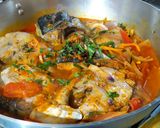 A picture of step 3 of Peruvian Fish Stew (Sudado de Pescado Bonito).
