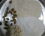 A picture of step 7 of Colourful spiral Gujiyas.