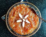 A picture of step 3 of Gajar ka halwa.