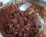 Une image de l'étape 2 de Gateau chocolat corn flakes.