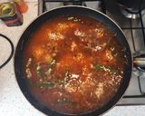 A picture of step 7 of Paella.